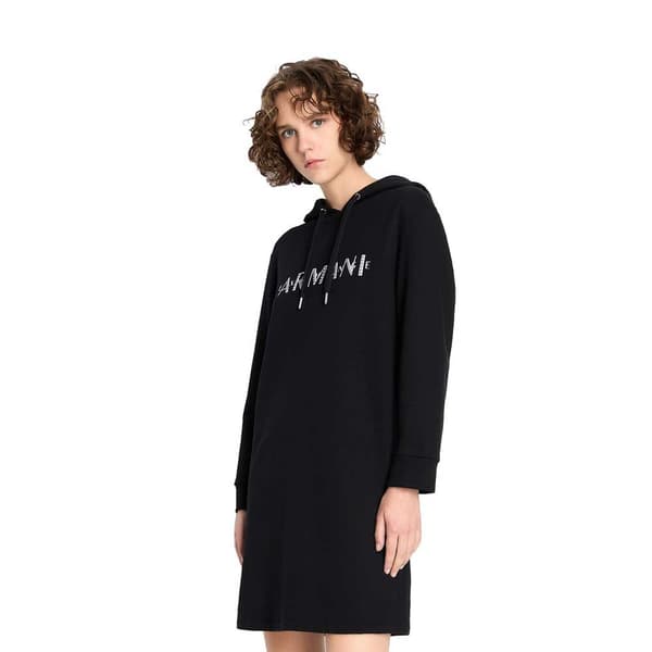 Armani Exchange Kort Kjole 6rya81-yjdbz Sort L Kvinde