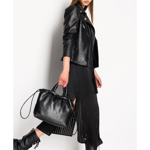 Armani Exchange Langærmet Lang Kjole 6rya11_yn2kz Sort XL Kvinde