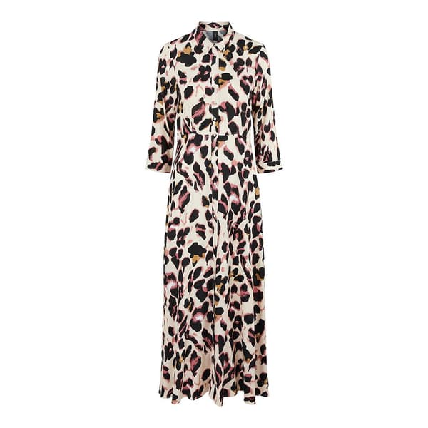 Yas Lang Kjole Savanna S Hvid 2XL Kvinde