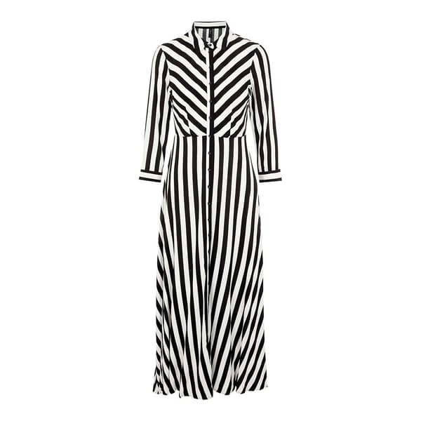 Yas Pitkähihainen Pitkä Mekko Savanna Musta 2XL Nainen