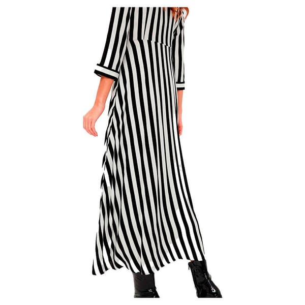 Yas Pitkähihainen Pitkä Mekko Savanna Musta 2XL Nainen