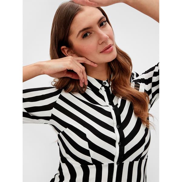 Yas Pitkähihainen Pitkä Mekko Savanna Musta 2XL Nainen