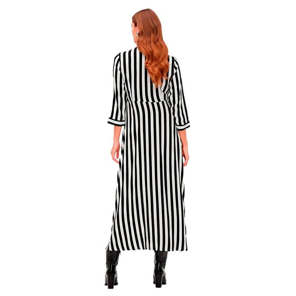 Yas Pitkähihainen Pitkä Mekko Savanna Musta 2XL Nainen