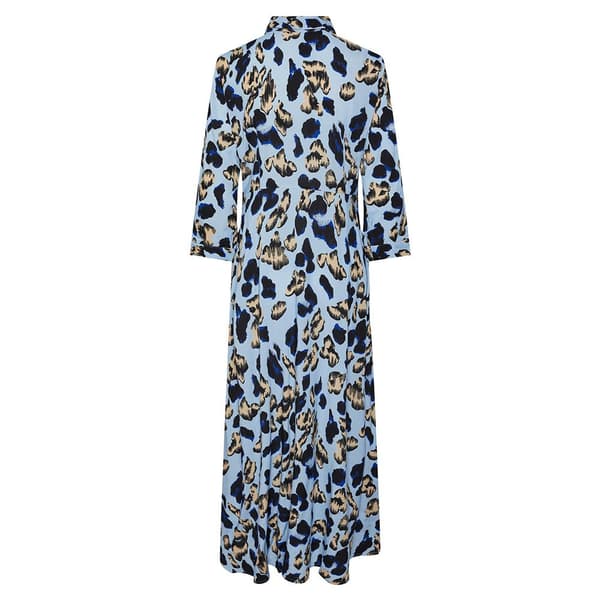 Yas Pitkähihainen Pitkä Mekko Savanna Sininen 2XL Nainen