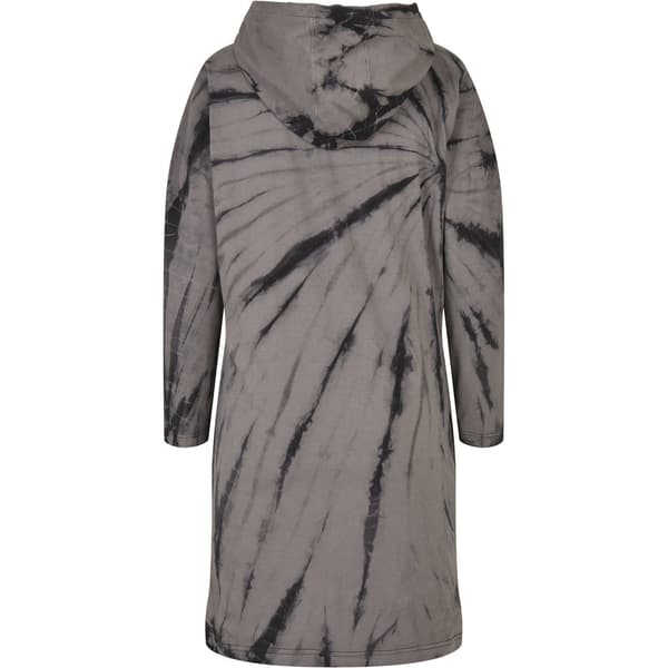 Urban Classics Oversized Hættekjole Tie-dye Sort S Kvinde