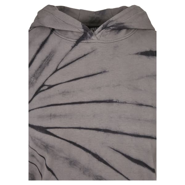 Urban Classics Oversized Hættekjole Tie-dye Sort S Kvinde
