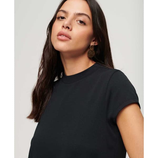 Superdry Lyhythihainen Lyhyt Mekko A-line Musta XS Nainen