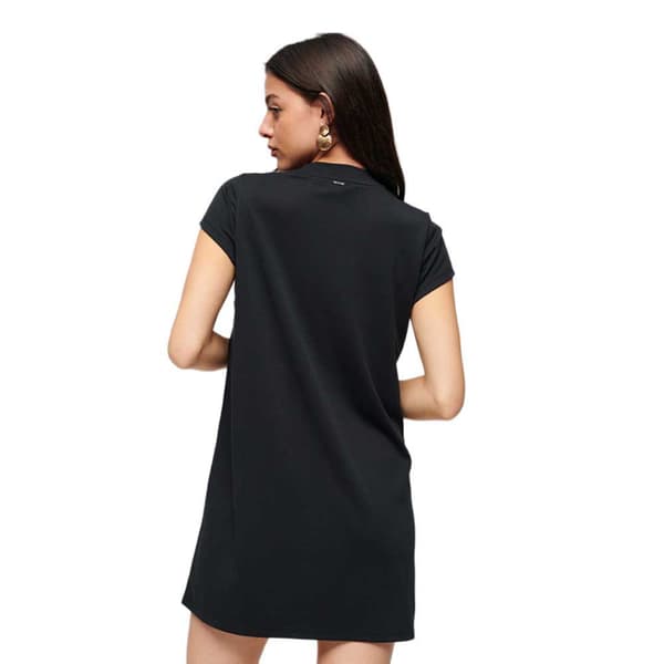Superdry Lyhythihainen Lyhyt Mekko A-line Musta XS Nainen