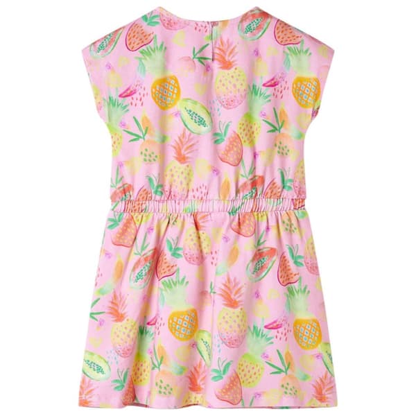 vidaXL Barnekjole myk rosa 140