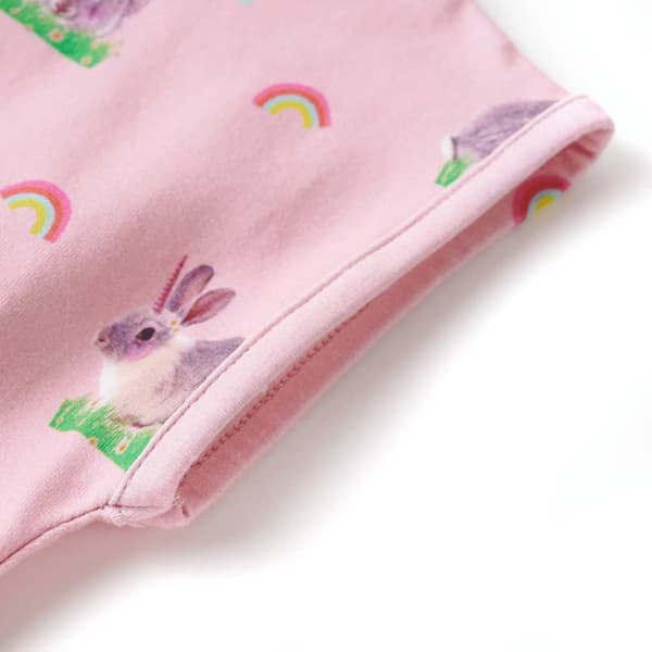 vidaXL Lasten mekko vaaleanpunainen 140