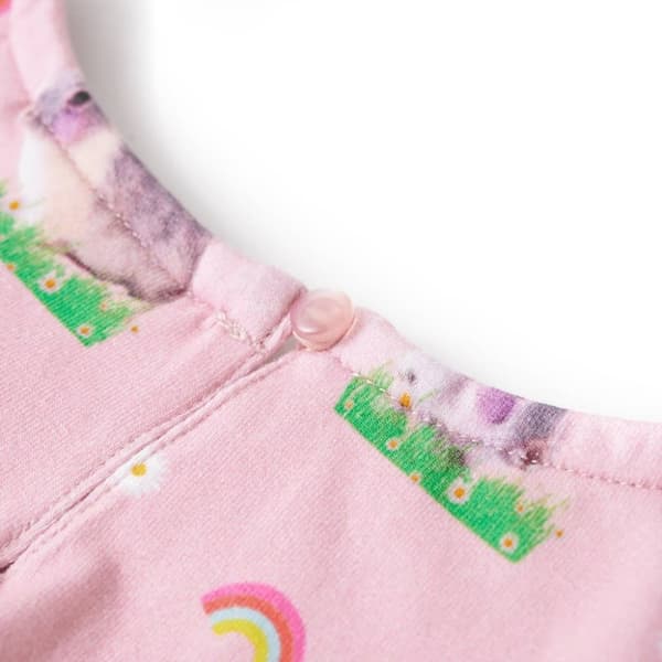 vidaXL Lasten mekko vaaleanpunainen 92