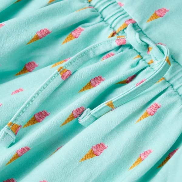 vidaXL Lasten mekko kiristysnyörillä vaalea minttu 140