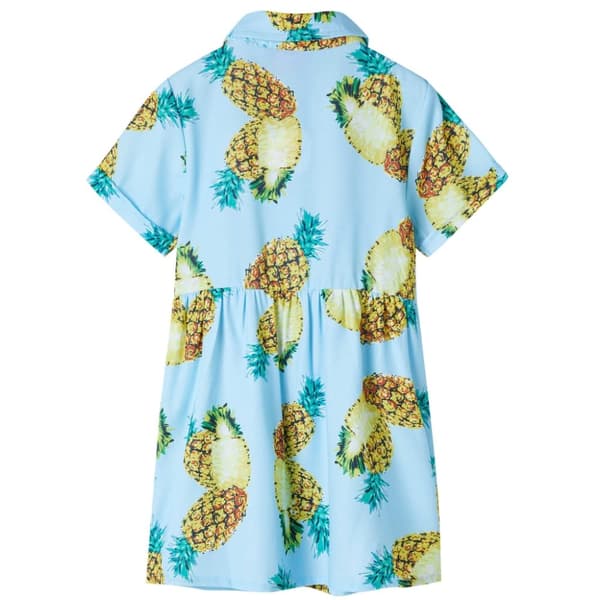 vidaXL Lasten mekko sininen 116