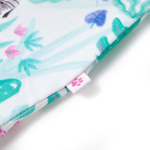 vidaXL Lasten Mekko ecru ja tumma minttu 128