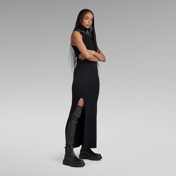 G-star Hihaton Midi-mekko Ny Slim Musta M Nainen