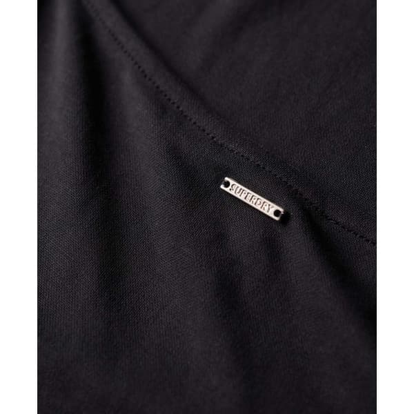 Superdry Ærmeløs Midikjole Twist Back Sort S Kvinde