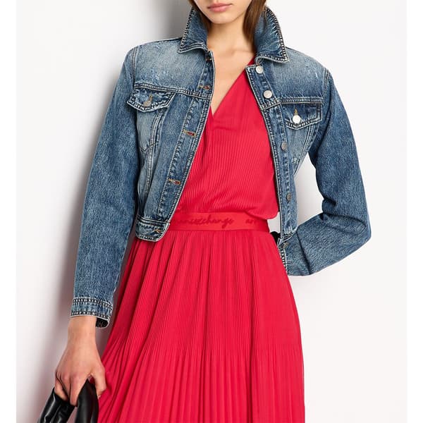 Armani Exchange Ärmlös Klänning 6rya09_yn3pz Röd M Kvinna