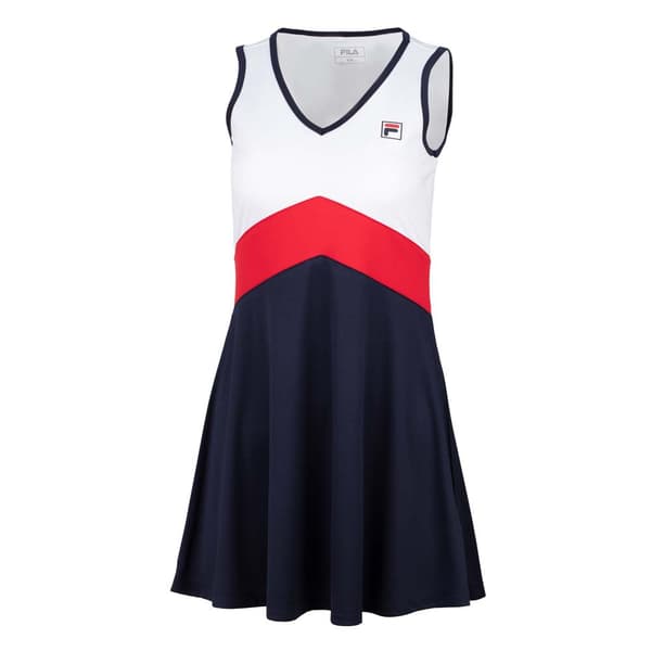 Fila Sport Klänning Gloria Vit,Blå 3XL Kvinna