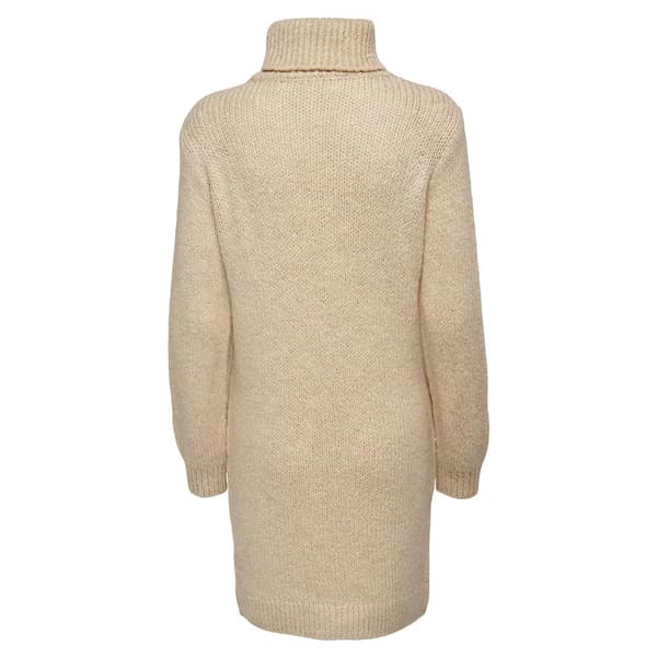 Jdy Langærmet Kjole Dinea Beige L Kvinde