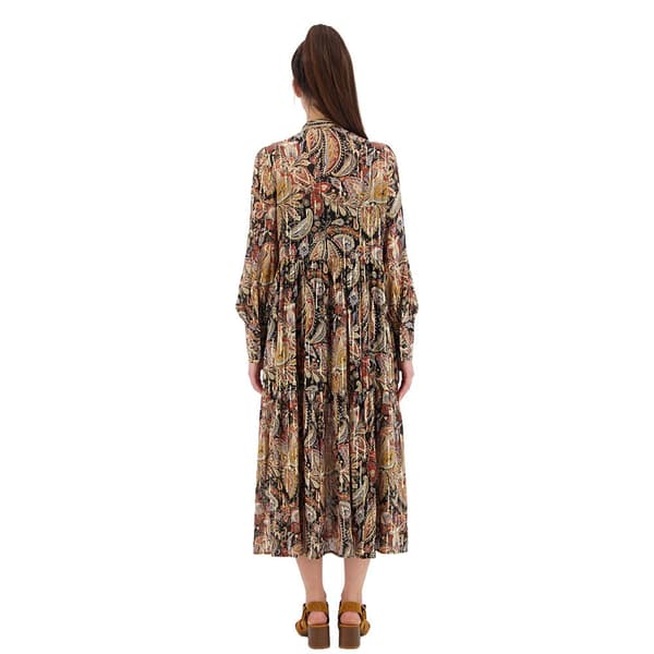 Superdry Pukeutua Studios Tiered Midi Ruskea XS Nainen