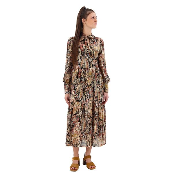 Superdry Pukeutua Studios Tiered Midi Ruskea XS Nainen