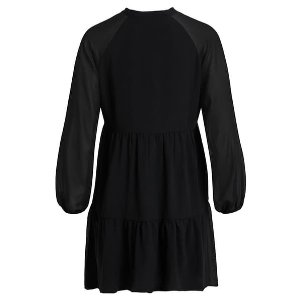 Object Langærmet Kjole Mila Gia 23035512 Sort 44 Kvinde