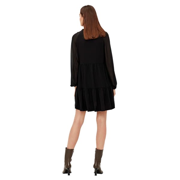 Object Langærmet Kjole Mila Gia 23035512 Sort 44 Kvinde