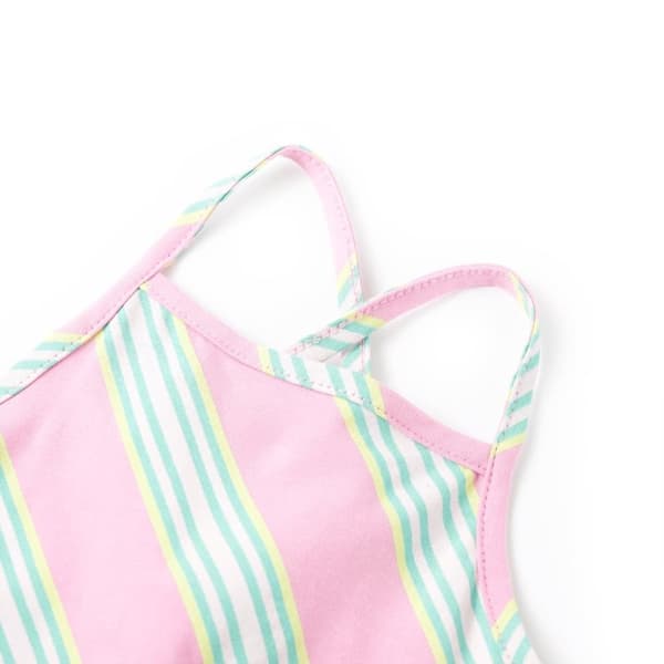 vidaXL Lasten hihaton mekko kiristysnyörillä pinkki 92