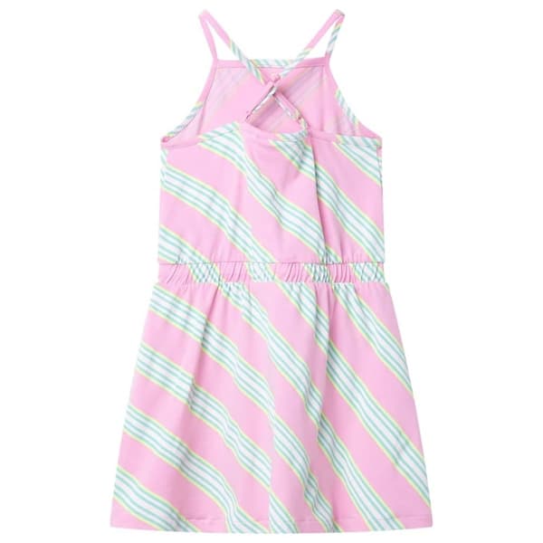 vidaXL Lasten hihaton mekko kiristysnyörillä pinkki 92