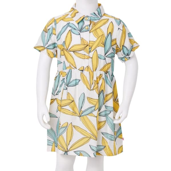 vidaXL Lasten mekko ecru 92