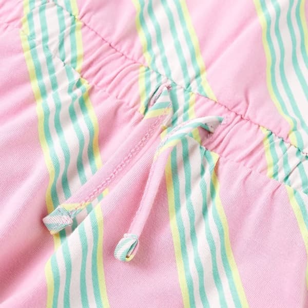 vidaXL Lasten hihaton mekko kiristysnyörillä pinkki 116