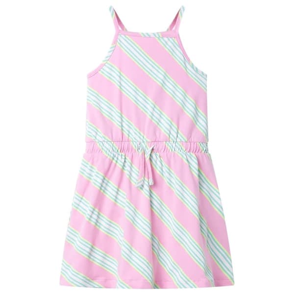 vidaXL Lasten hihaton mekko kiristysnyörillä pinkki 116