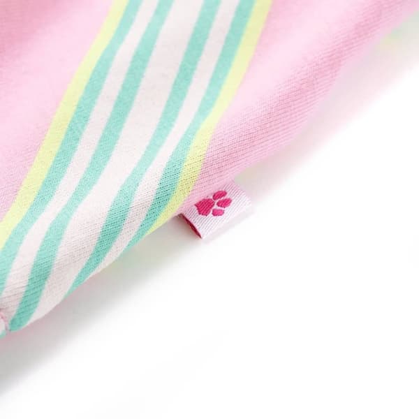 vidaXL Lasten hihaton mekko kiristysnyörillä pinkki 140