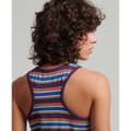 Pikkukuva 3 / 5: Superdry Hihaton Lyhyt Mekko Vintage Stripe Ruskea XL Nainen