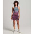 Pikkukuva 5 / 5: Superdry Hihaton Lyhyt Mekko Vintage Stripe Ruskea XL Nainen