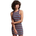 Pikkukuva 1 / 5: Superdry Hihaton Lyhyt Mekko Vintage Stripe Ruskea XL Nainen