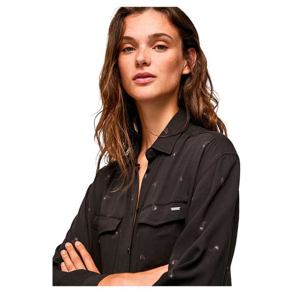 Pepe Jeans Kjole Paola Brun XS Kvinde