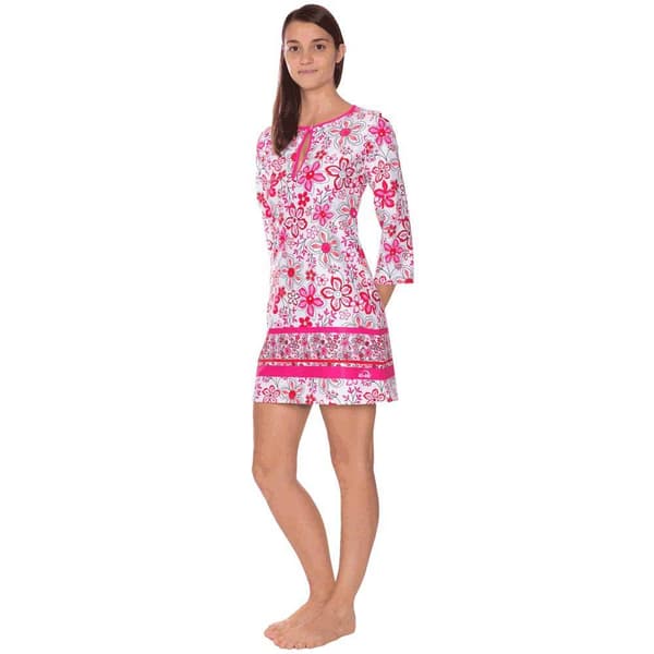 Iq-uv Kort Kjole Uv 230 Protective Hvid,Rosa XL Kvinde
