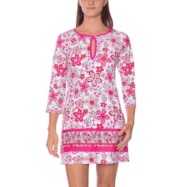 Iq-uv Kort Kjole Uv 230 Protective Hvid,Rosa XL Kvinde