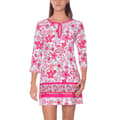 Miniatyrbillede 4 af 4: Iq-uv Kort Kjole Uv 230 Protective Hvid,Rosa XL Kvinde