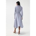 Miniatyrbillede 2 af 4: Salsa Jeans Kjole Striped Asymmetric Midi Flerfarvet XS Kvinde
