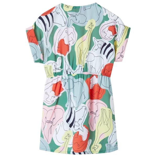 vidaXL Lasten mekko vihreä 128