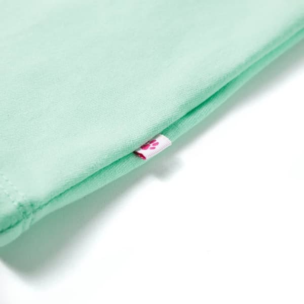 vidaXL Lasten mekko kiristysnyörillä kirkas vihreä 116