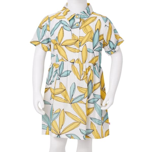 vidaXL Lasten mekko ecru 116