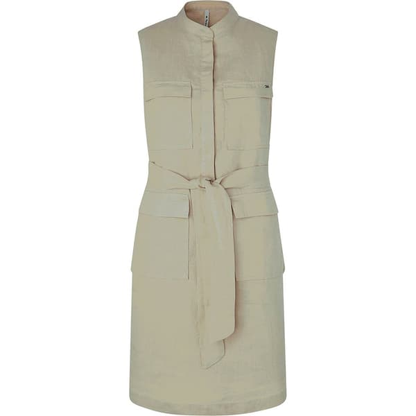 Pepe Jeans Kortærmet Kjole Aura Beige S Kvinde