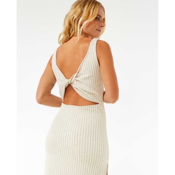 Rip Curl Kort Kjole Uden ærmer Sea Of Dreams Rib Beige M Kvinde