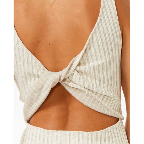 Rip Curl Kort Kjole Uden ærmer Sea Of Dreams Rib Beige M Kvinde