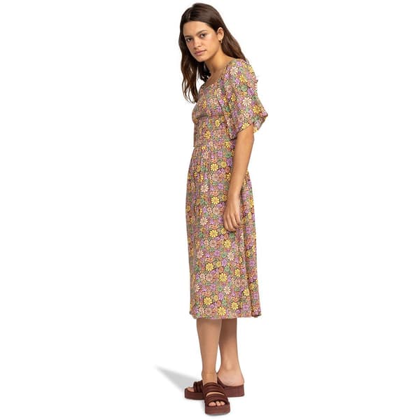 Roxy Pitkähihainen Pitkä Mekko Tropical Sunshine Ruskea S Nainen