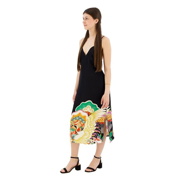 Superdry Ärmlös Lång Klänning Printed Slip Flerfärgad S Kvinna