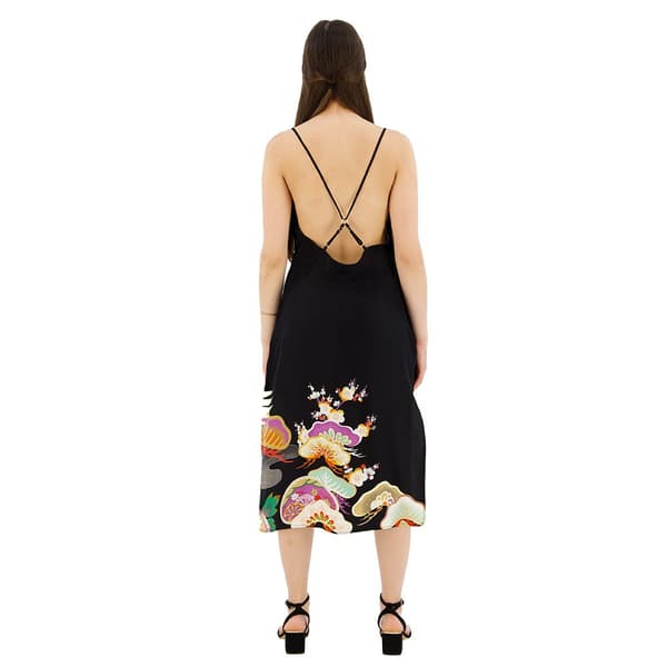 Superdry Ärmlös Lång Klänning Printed Slip Flerfärgad S Kvinna